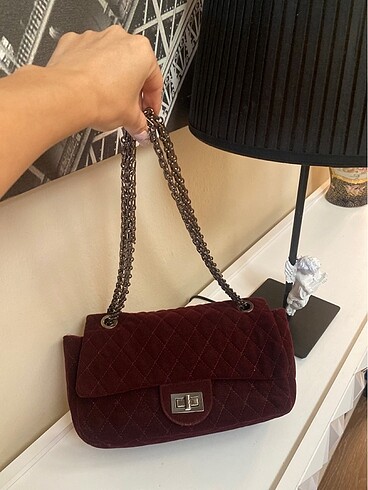 Beden bordo Renk Askılı çanta