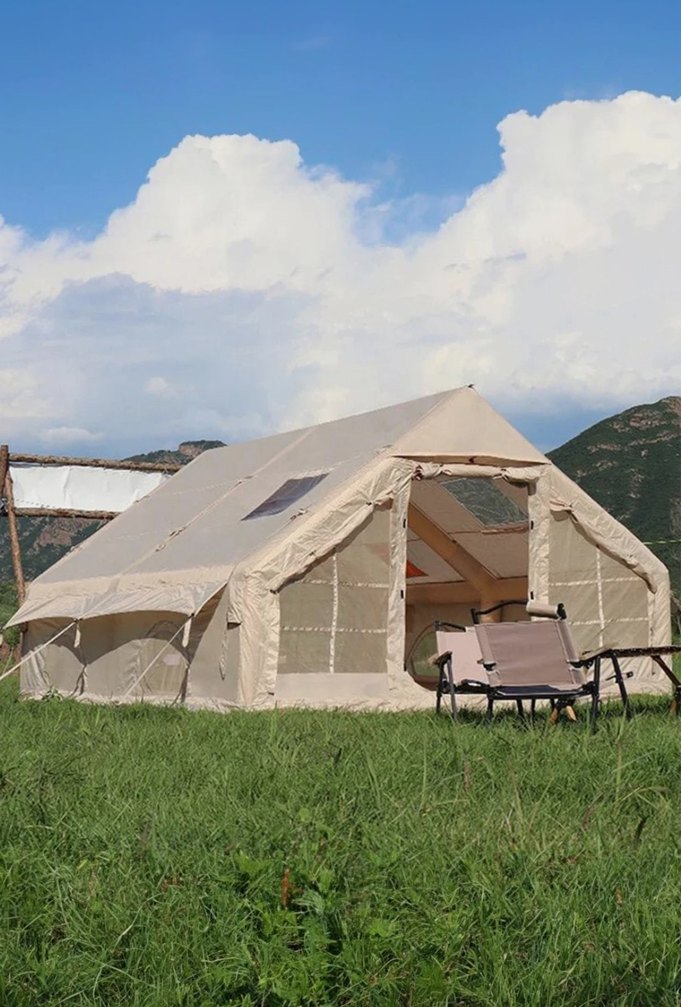 şişme çadır 12 kişilik su geçirmez sobalı - Görsel 2