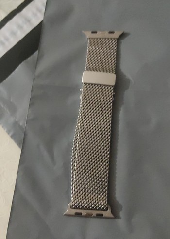 Apple watch Gri Akıllı Saat Hasır Kordon - Görsel 2