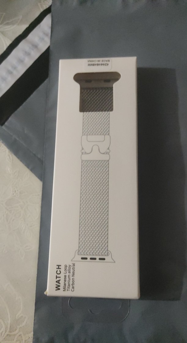 Apple watch Gri Akıllı Saat Hasır Kordon - Görsel 3