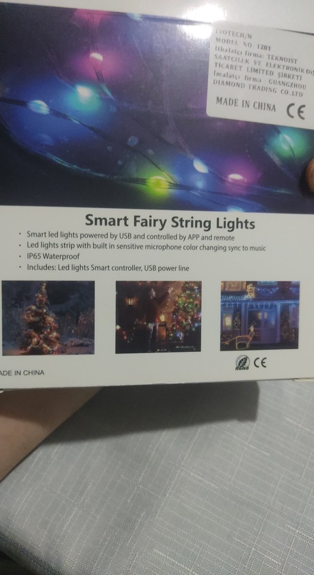 LED ışık Akıllı Çok Renkli Peri Işıkları - Görsel 2