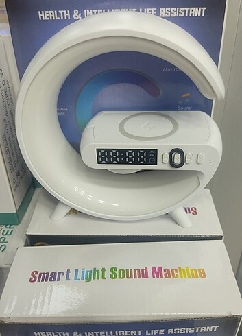 Gece lambası saatli Bluetooth speaker