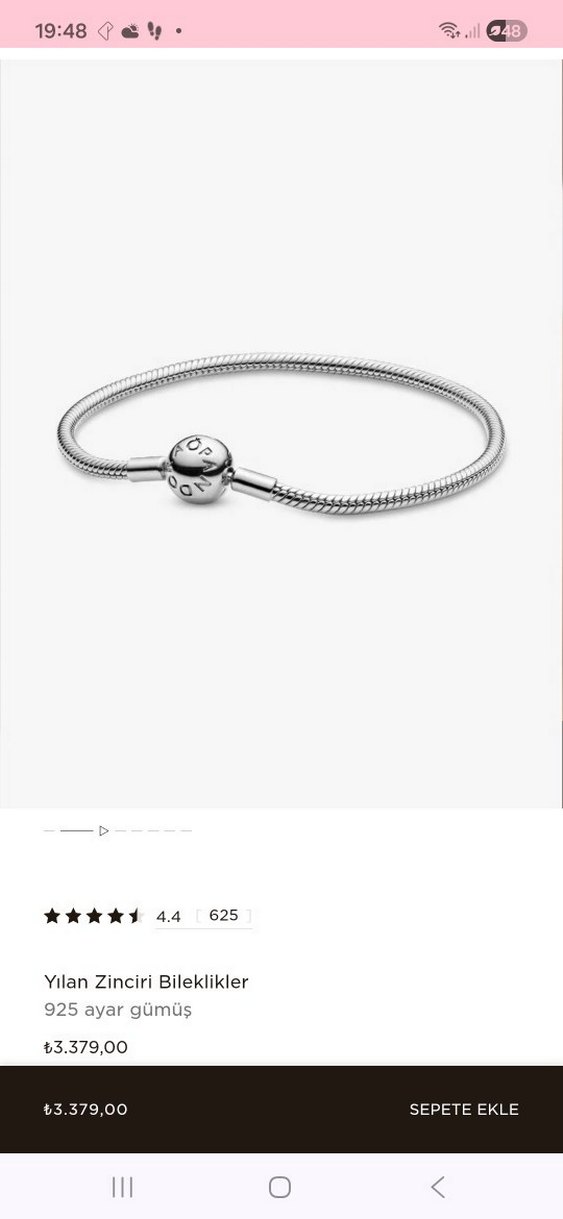 Orijinal Pandora Bileklik - Görsel 4