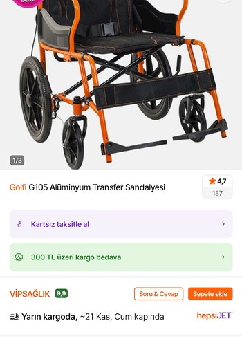 Golfi tekerlekli sandalye - Görsel 5