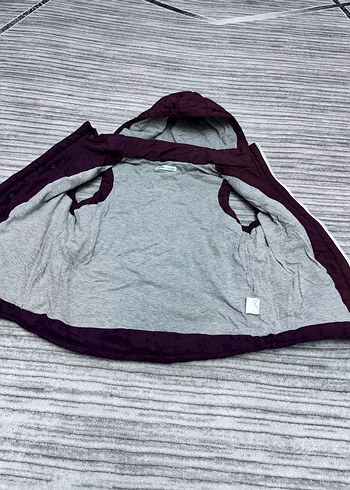 Bordo Kapüşonlu Çocuk Şişme Yelek - Görsel 10