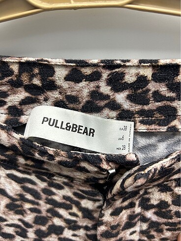 Pull and Bear Pull bear leopar desenli pantolon