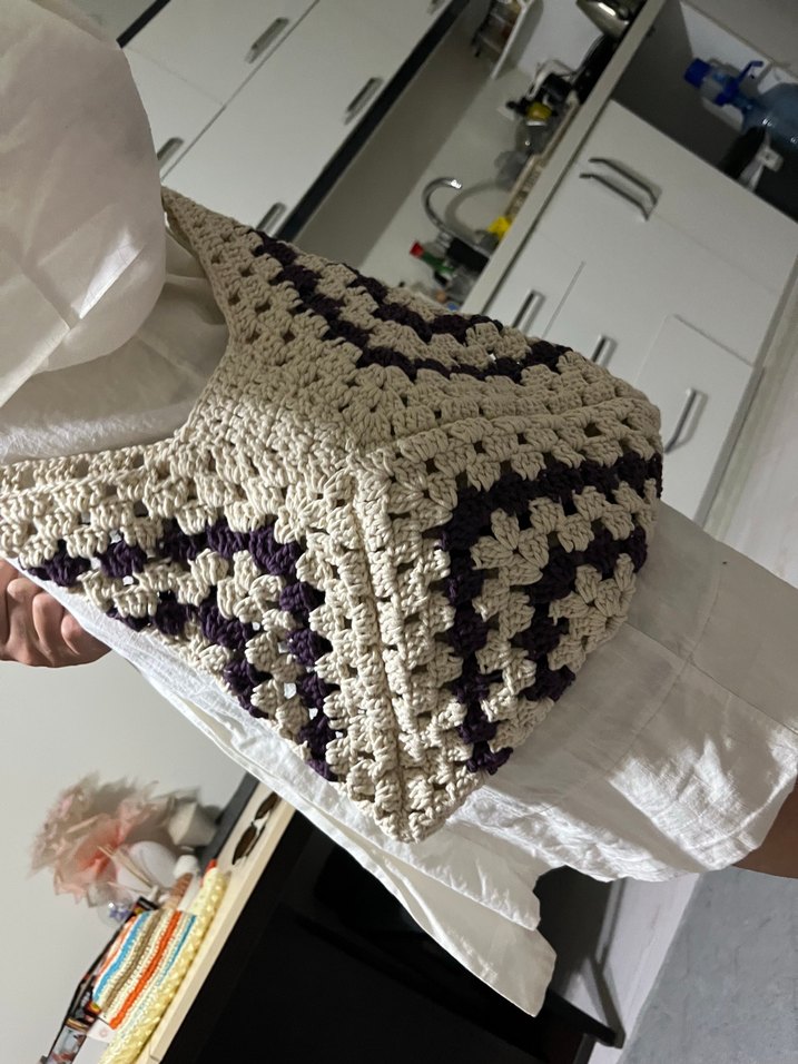 Kadın örgü çanta - Görsel 3