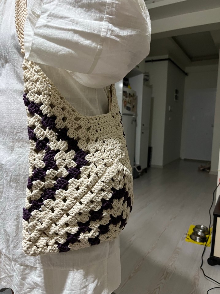 Kadın örgü çanta - Görsel 2