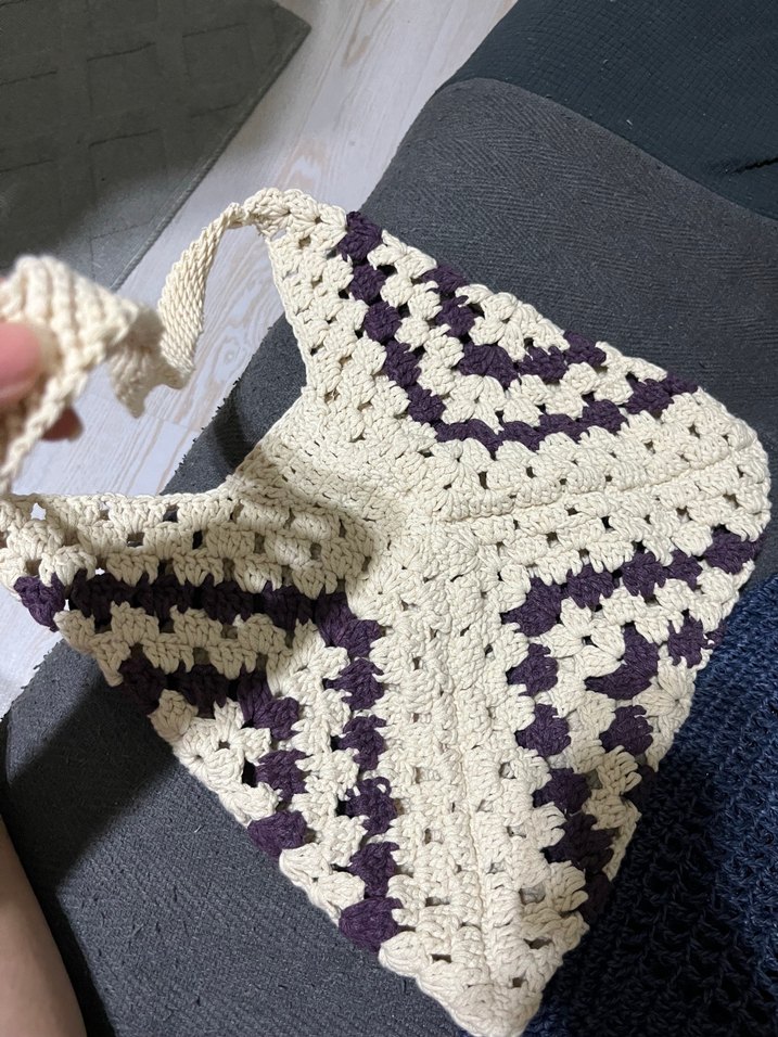 Kadın örgü çanta - Görsel 5