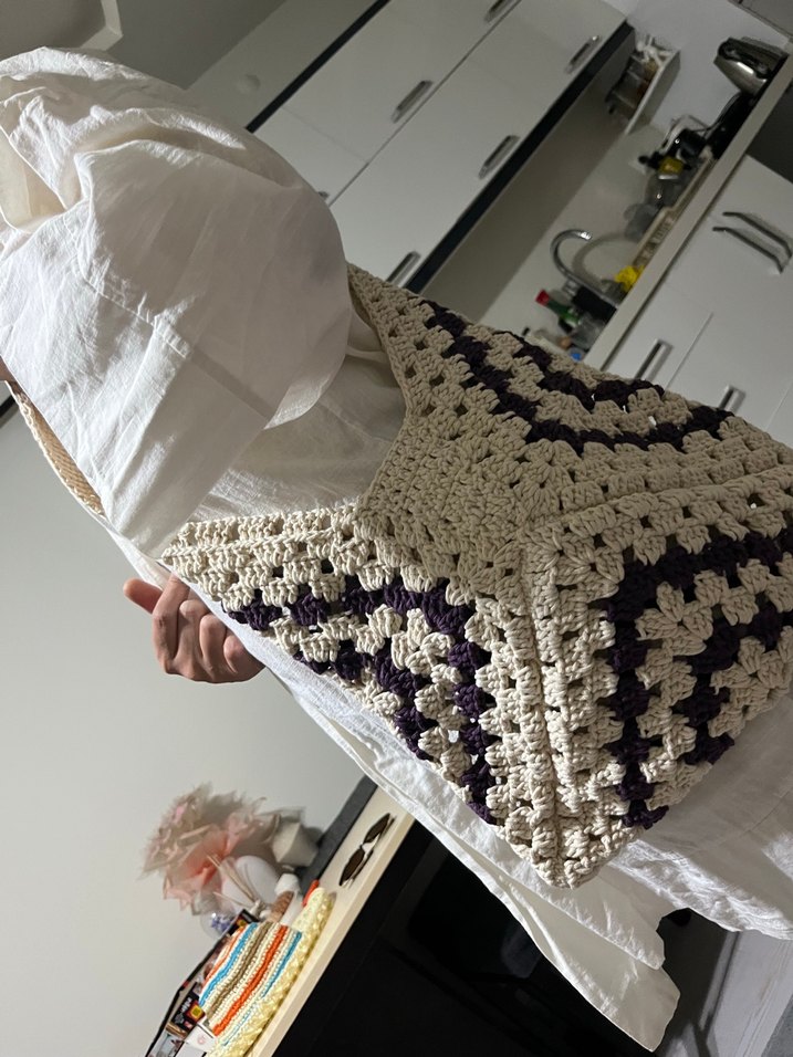 Kadın örgü çanta - Görsel 4