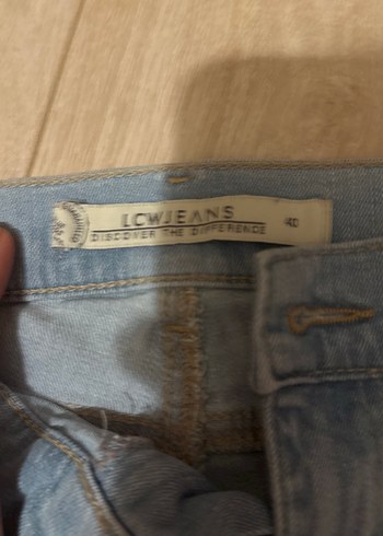 Kadın Gri Mini Denim Şort Bol Kesim - Görsel 2