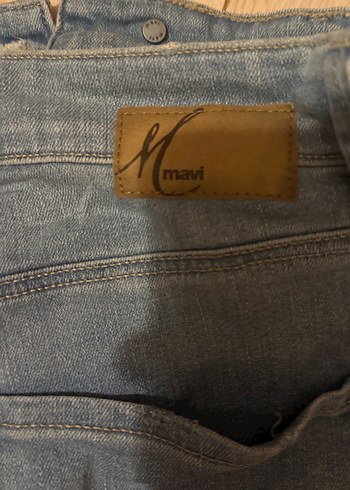 Kadın Gri Kot Şort Mini Bol Kesim - Görsel 3