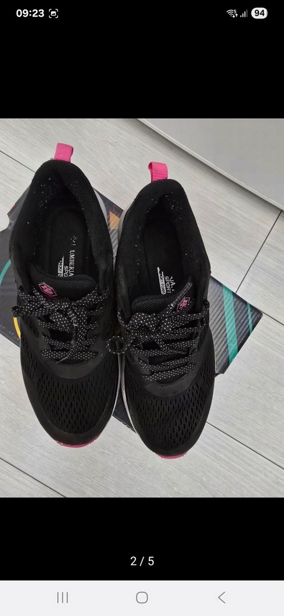 Lumberjack Siyah-Pembe Kadın Spor Ayakkabı - Görsel 2