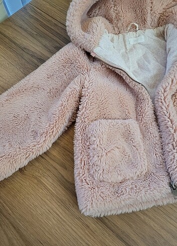 Mango Kids Kız Çocuk Kürk Mont
