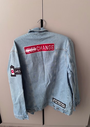 Mavi Kot Ceket - Görsel 2