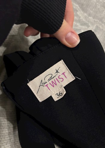 Kadın Siyah Uzun Tulum - Görsel 2