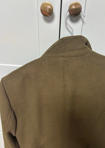 Süet Kadın Midi Kaban - Görsel 3