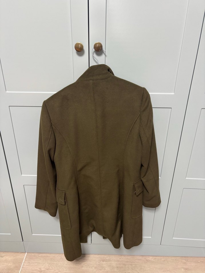 Süet Kadın Midi Kaban - Görsel 2