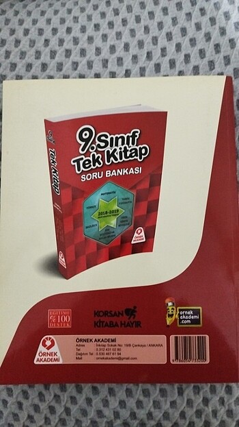 9.sınıf tek kitap test kitabı(konu anlatımlı) 