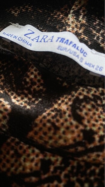 ZARA KADİFE ELBİSE - Görsel 4