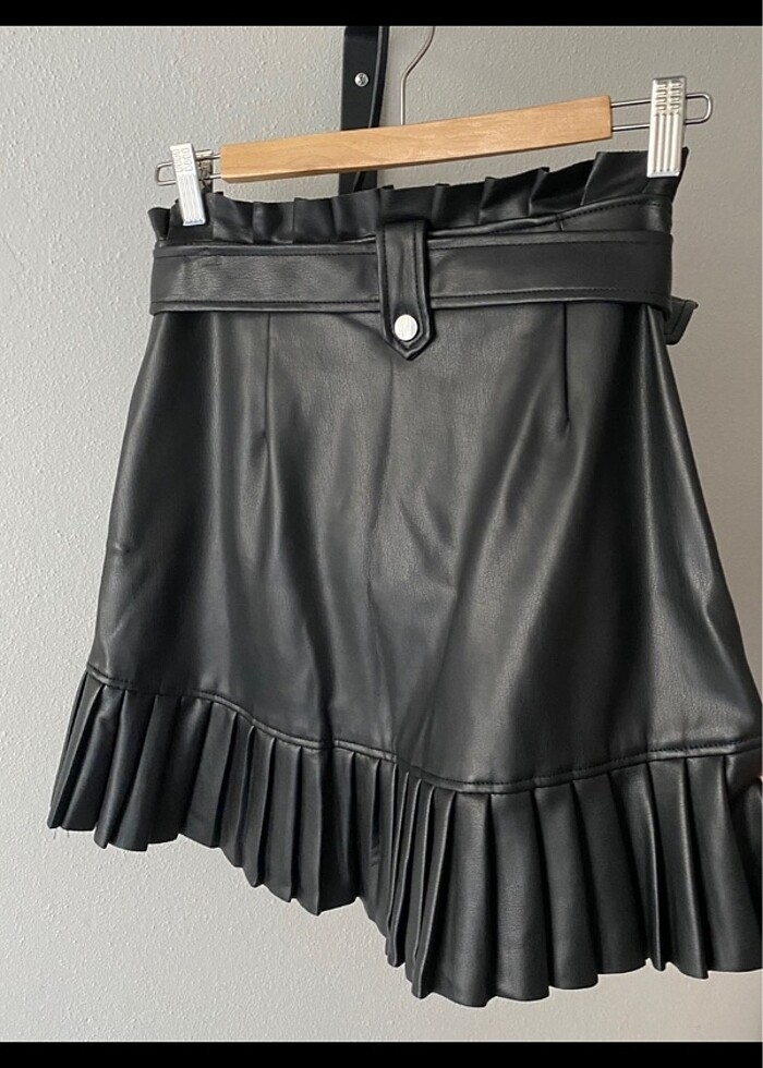 ZARA DERİ ETEK - Görsel 2