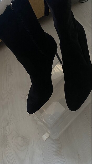 ZARA STREÇ SÜET BOT - Görsel 6