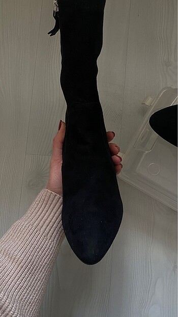 ZARA STREÇ SÜET BOT - Görsel 5