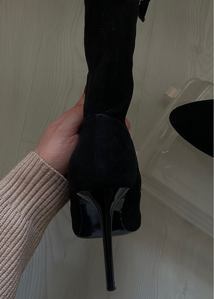 ZARA STREÇ SÜET BOT - Görsel 2