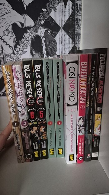 Karışık manga. İblis keser spy x family oshi no kontrol bakemono