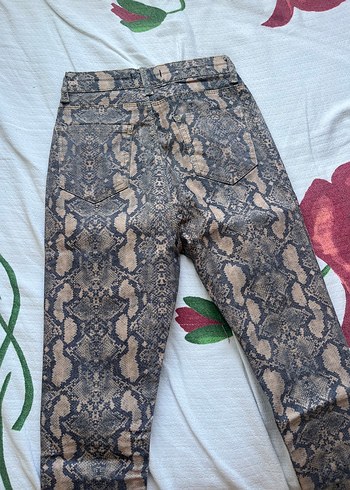 Diğer Yılan desenli dar pantalon