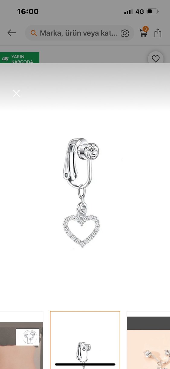 Sahte göbek piercing - Görsel 2