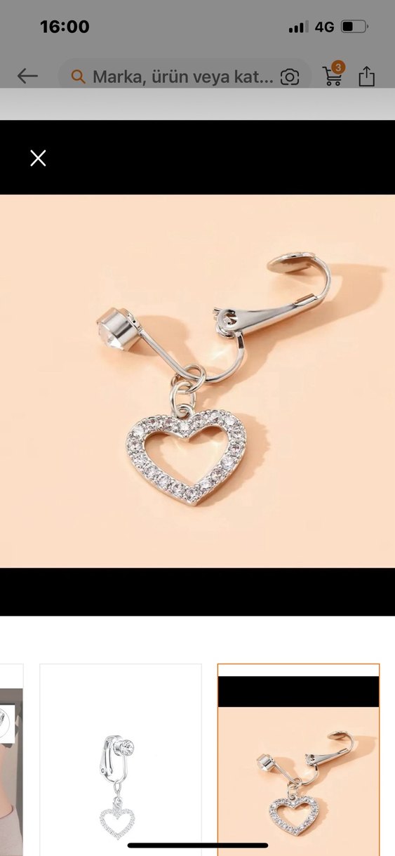 Sahte göbek piercing - Görsel 3