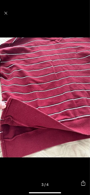 xl Beden Koton bordo sweat