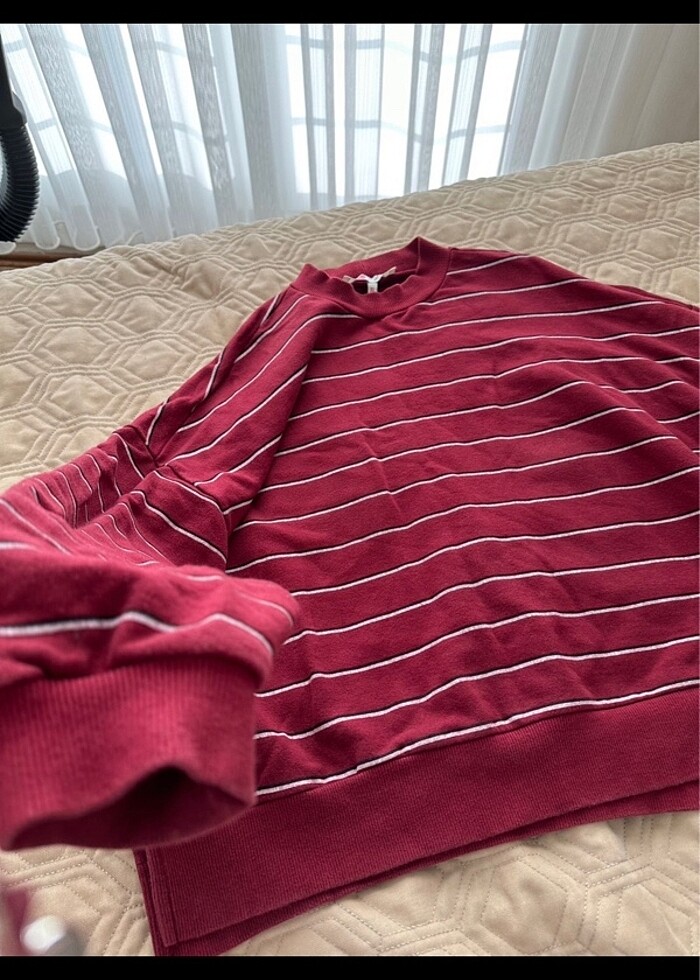 Koton  bordo sweat - Görsel 2