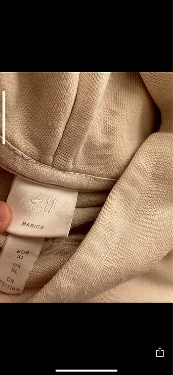xl Beden ten rengi Renk H&M sweat