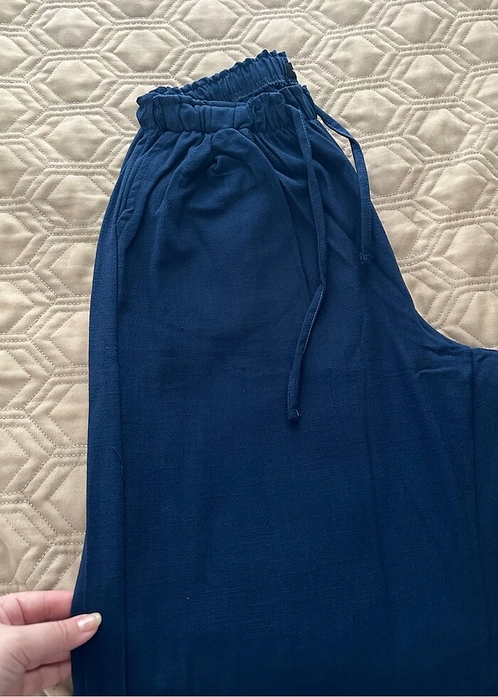 Keten pantolon - Görsel 3