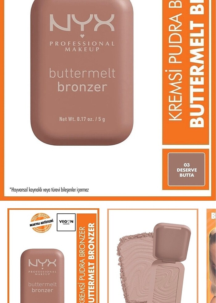 Nyx 03 bronzer - Görsel 2