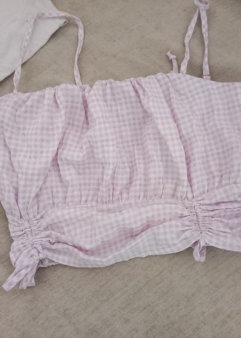 33 Beden pembe Renk Pembe Mini Üstü Fitted Kesim