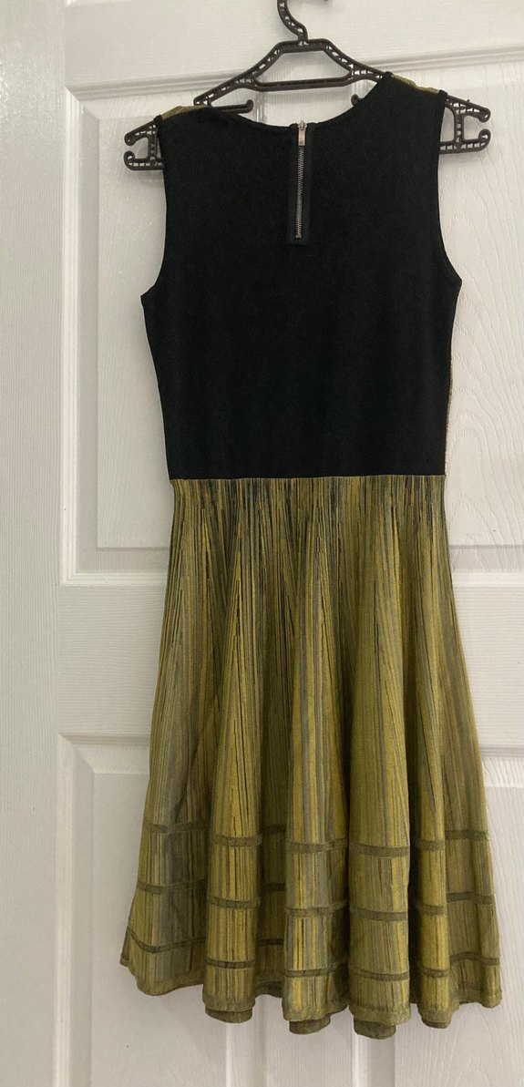 Haki Pilili Midi Boy İpekyol Marka Elbise - Görsel 2