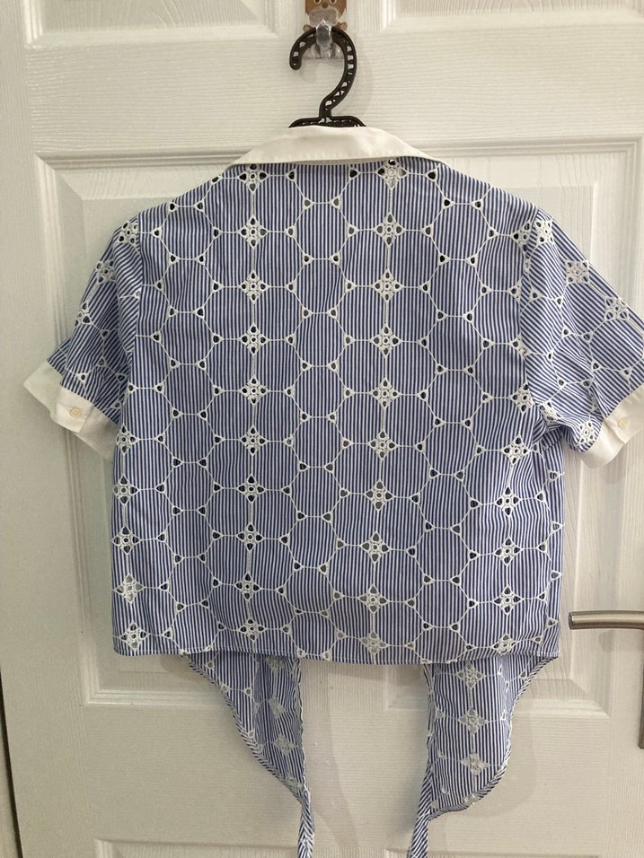 Network Mavi Kısa Kollu Gömlek - Görsel 3