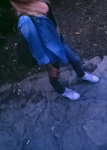 Tokalı Gri Kadın Denim Jean gömlek