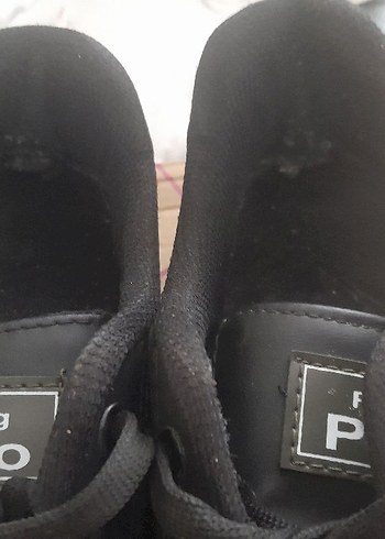 Siyah Bağcıklı Spor Ayakkabı - Görsel 3