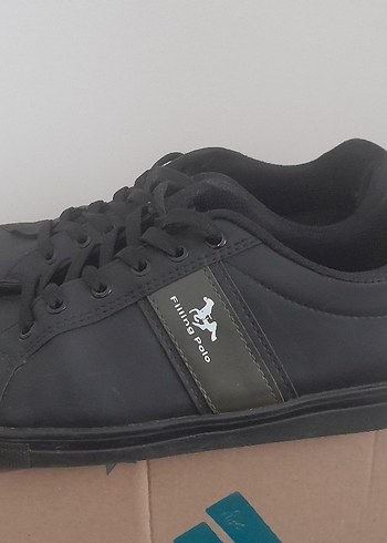 Siyah Bağcıklı Spor Ayakkabı - Görsel 2