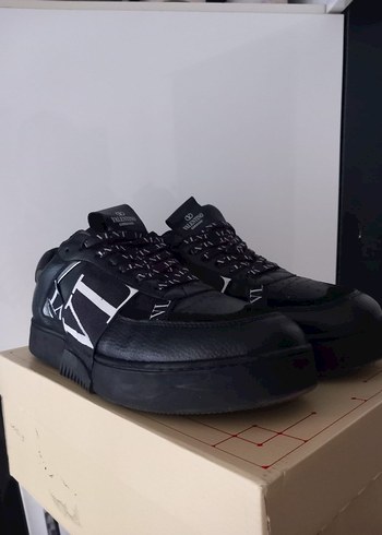 Siyah Erkek Spor Ayakkabı Detaylı - Görsel 4