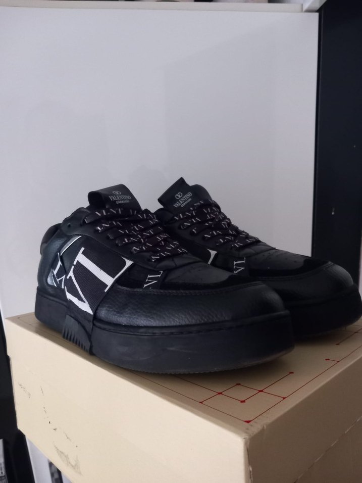 Siyah Erkek Spor Ayakkabı Detaylı - Görsel 4