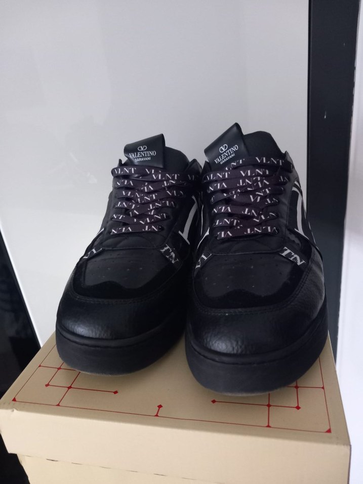 Siyah Erkek Spor Ayakkabı Detaylı - Görsel 3