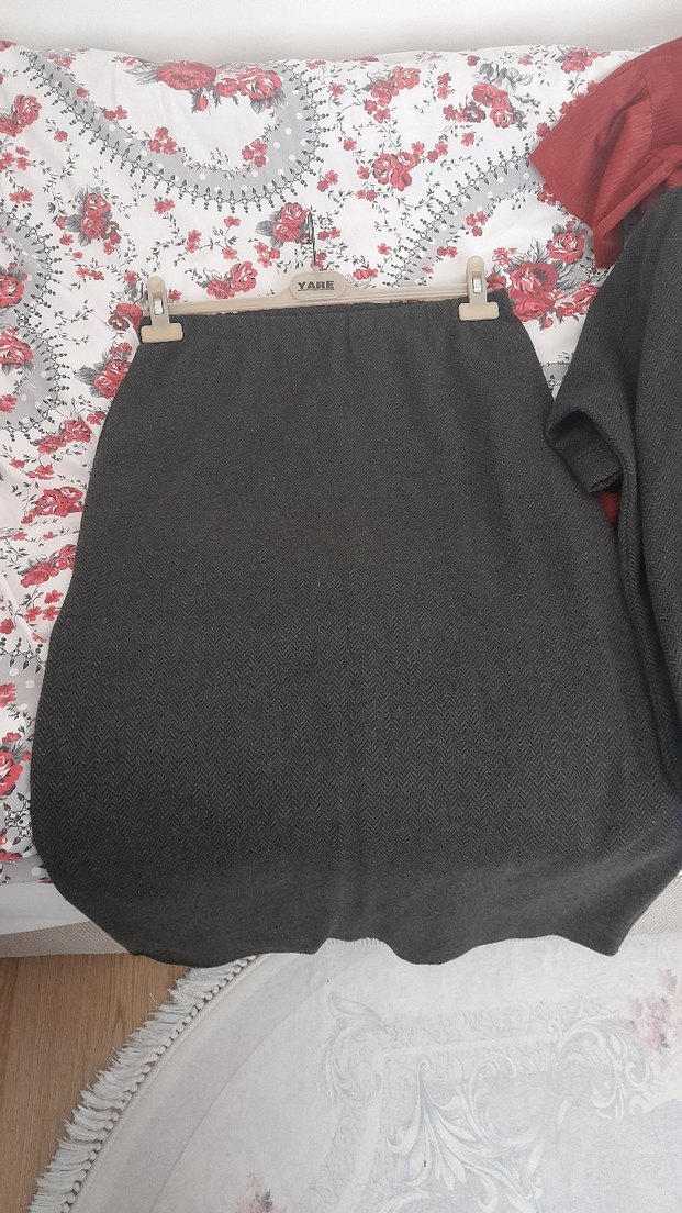 Uzun Kesim Kadın Triko Elbise - Görsel 5