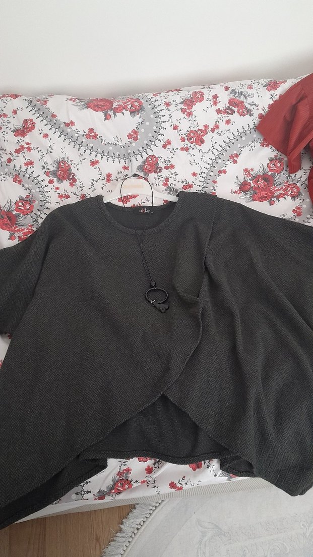 Uzun Kesim Kadın Triko Elbise - Görsel 4