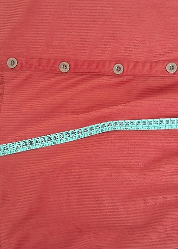 turuncu Süet Uzun Kollu Uzun Boy Elbise - Görsel 7