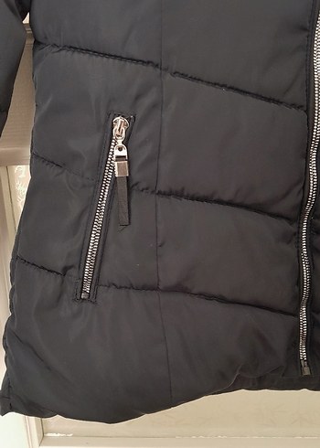 Kadın lacivert mont - Görsel 5